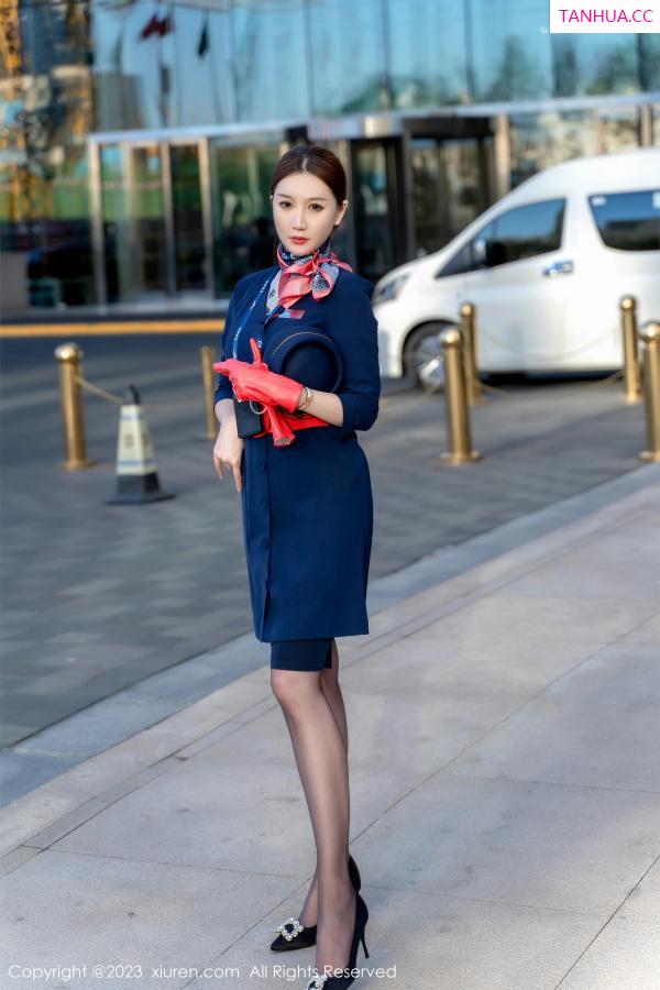Coral 顾乔楠 [XiuRen]高清写真图 2023.02.20 No.6288 顾乔楠Cora 空姐制服第16张图片